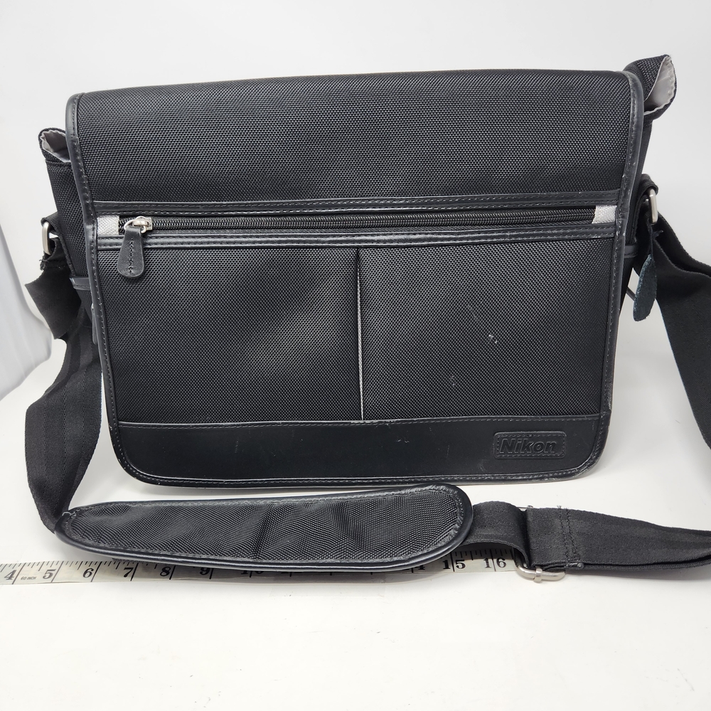 Nikon Black Messenger Bag for Men